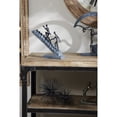 thumbnail image 3 of 8" x 14" Black Polystone People Sculpture with Stairs, by DecMode, 3 of 10