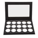 thumbnail image 2 of Paleta De Sombras De Ojos Vacía, Paleta De Maquillaje Vacía De ABS Negro Portátil Para El Hogar ANGGREK Otros, 2 of 8