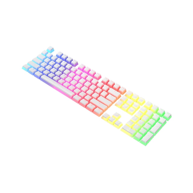AJAZZ PBT Pudding Keycap 108 teclas PBT Keycap Set con tacto de mano esmerilado para tecla Abanopi Tecla