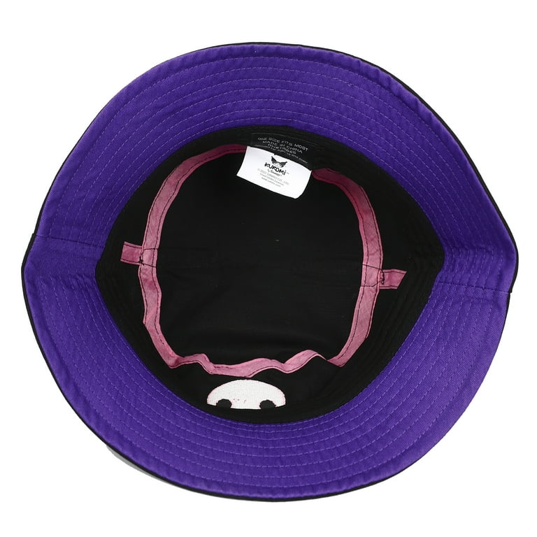 My Melody Kuromi Inspired Black unisex Bucket Hat with ears