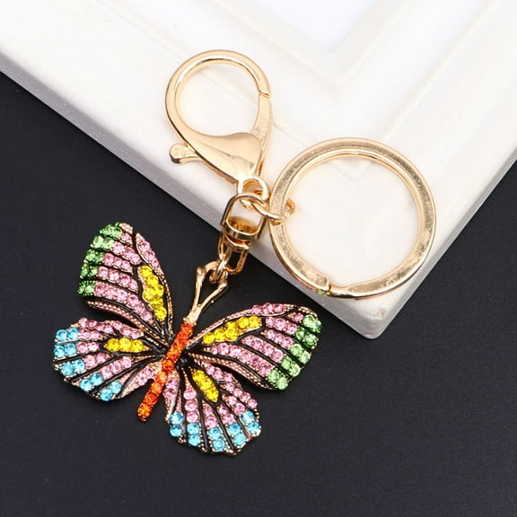 HOOWIFFY cute keychain Bag Pendant Fashion Metal 1pc for Women