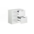 thumbnail image 6 of Saint Birch Alaska  Wood 2 Drawer File Cabinet With 3 Shelf in White, 6 of 8