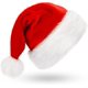 thumbnail image 1 of Gorro de Navidad, gorro de Papá Noel, gorro navideño para adultos, gorros navideños unisex de terciopelo cómodos, 1 of 5
