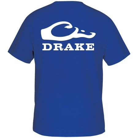 Drake Waterfowl Men's Duck Head Logo T-Shirt (Royal, (Best Outdoor Clothing Companies)