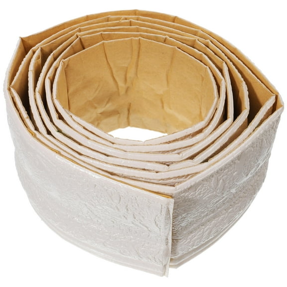 FOMIYES Flexible Moulding Trim Xpe Foams 1 Roll 90.5x3.1x0.2in White For Interior Renovation And Breakage Resistant