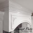 thumbnail image 3 of Ekena Millwork ROS02X02FW 2 In. W X 2 In. H X .75 In. P Architectural Flower Rosette, 3 of 9