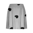 thumbnail image 2 of Faldas de Verano para las Mujeres Impresión Hoja Plisado Tenis Atlético Elástico Pantalones Cortos, Falso Dos Piezas Pantalones Falda para Diario, 2 of 6