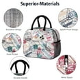 thumbnail image 4 of Reusable Travel Lnsulated Lunch Bag for Women & Men-Leakproof Water-Resistant Cooler Tote,Large Capacity(10.6x8.7x6.3in)for Work,Office,Travel,Picnic,Beach., 4 of 7