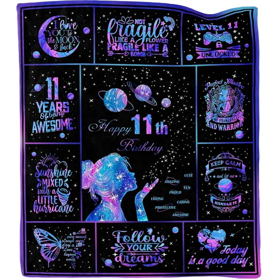 XZYG 11 Year Old Girl Gift Ideas 11 Year Old Girl Birthday Gifts Gifts for 11 Year Old Girl 11th Birthday Gifts for Girls Birthday Gifts for 11 Year Old Girl Throw Blanket(30*40inch)