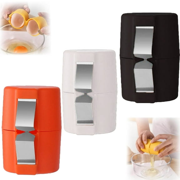3PCS Egg Shell Opener, 2025 Egg Cracker Tool Egg Peeler Egg Separator for Raw Eggs, Boiled Eggs Eggshell Cutter Egg Opener Kitchen Tools for Home Kitchen