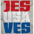 thumbnail image 2 of Jesus Saves Red White Blue USA Men's Graphic T Shirt Tees Brisco Brands S, 2 of 6