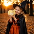 thumbnail image 3 of Halloween Stuffed Pumpkin Plush Toy Yellow Cute Plushies, Halloween Decorations Indoor Lovely Stuffed Animal, Perfect Holiday Gifts for Kids, Halloween Party Favors, 3 of 4