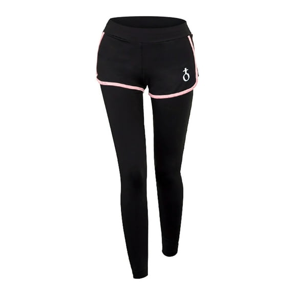 Bigersell Women's High- Skinny Pant Yoga Full Length Pants Women's Yoga high elastic speed dry fake two pieces of running sports Leggings Bootcut Yoga Pants for Ladies