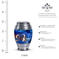 thumbnail image 2 of Dog Canine Colorflow - Large Urns For Human Ashes Adult Female - Decorative Small Urn For Human Ashes - Keepsake Cremation Urn For Women 3 Inch, Set Of 2, 2 of 5