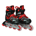 Epic Drift Adjustable Inline Roller Skates w/LED Light Up Wheels
