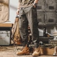 thumbnail image 3 of Pantalones Jogger Hombre Cargo Pantalón Casual Estilo Hiphop, 3 of 3