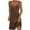 Brown, variant on qucoqpe Womens 2025 Summer Tank Dress Fashion Casual Solid Color Print V Neck Sleeveless Beach Party Sundress