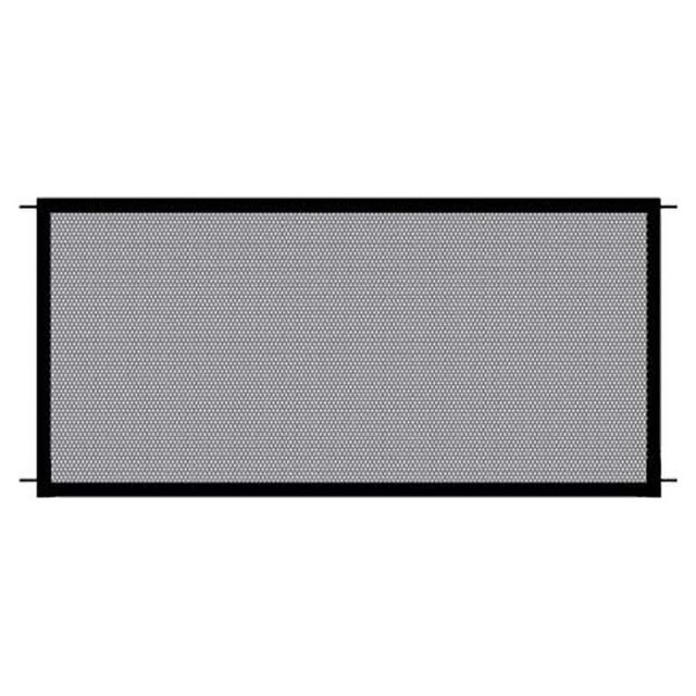 heritaly Clôture en Maille pour Animaux de Compagnie, Enceinte Rétractable et Réglable, Filet de Sécurité pour Porte, Barrière, Escaliers, Cuisine, Chambre, Sans Perçage, Amovible 100x78CM