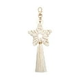 thumbnail image 1 of Handmade Tassel Cotton Rope Handwoven Key Chain To Commemorate TheAmerican Independence Day Fivepointed Star Bag Pendant, 1 of 3