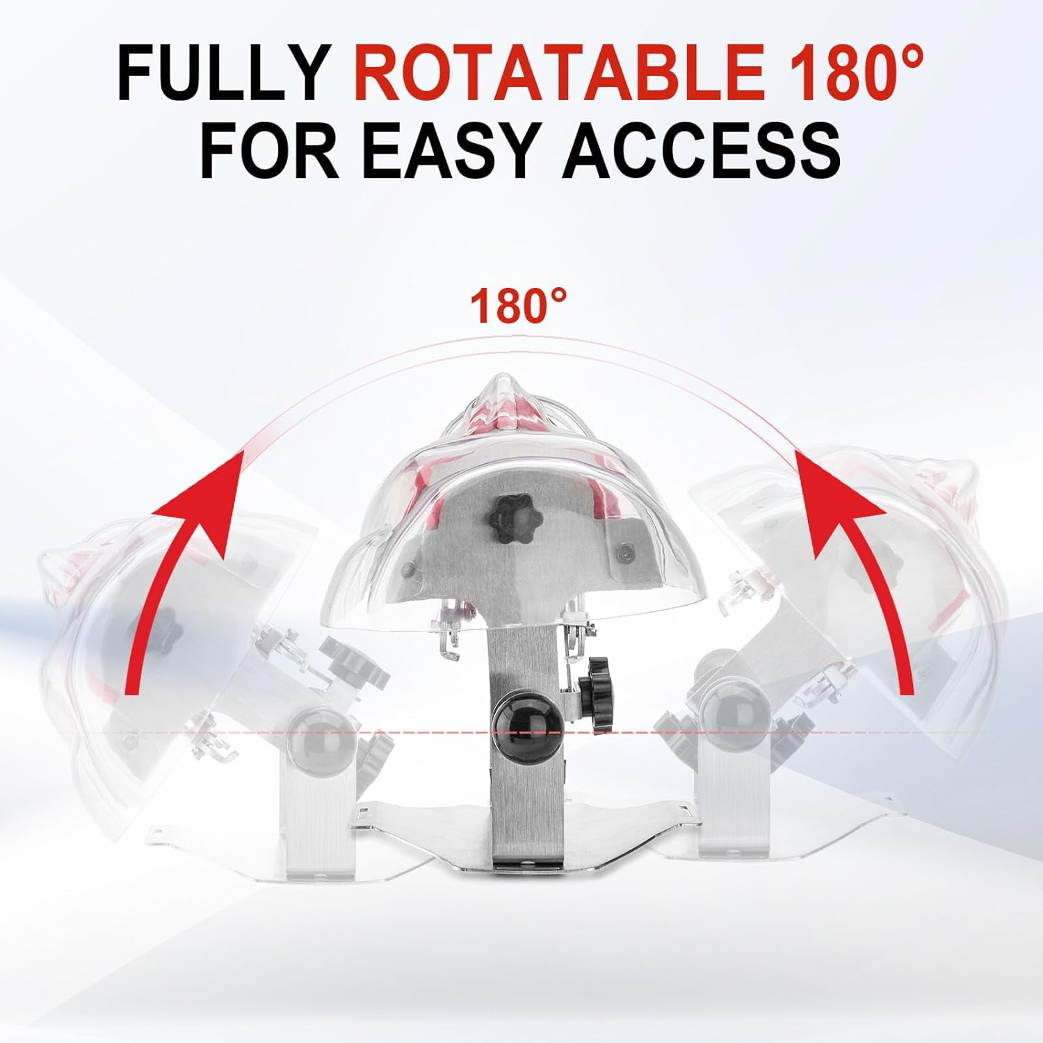 FOUR E's Scientific Dental Manikin Simulator Phantom Head with 28 Detachable Teeth, 180-Degree Rotatable, Height Adjustable, for Education