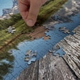 thumbnail image 4 of Ambesonne Landscape Jigsaw Puzzle Durable Cardboard, Lake and Teton Mountains, 1000 pcs, Sky Blue Olive Green, 4 of 5