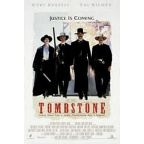 Tombstone Movie Poster Metal Poster 8In x 12In Wall Decor Art Print On Metal 8x12 Square Adults Metal Wall Art