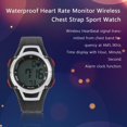 thumbnail image 2 of 3 Meter Waterproof Heart Rate Monitor Wireless Chest Strap Sport Watch, 2 of 5
