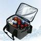 thumbnail image 3 of Bolsa grande de tela Oxford con aislamiento para alimentos, bolsa térmica para transporte de frío y calor, bolso de mano para exteriores, senderismo, Gris Baoblaze Bolsas Térmicas Geniales, 3 of 7