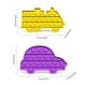 thumbnail image 4 of Presione Bubble Car Sensory Toy Juguetes Educativos Autismo Necesidades Especiales Stress Reliever Silicona Descompresión Juguetes Para Niños Y Adultos Minnieouse FN007565-04, 4 of 6
