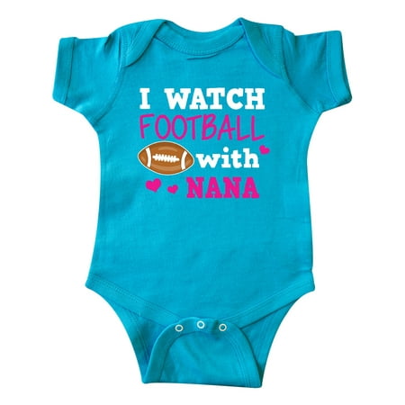 

Inktastic I Watch Football with My Nana Gift Baby Girl Bodysuit