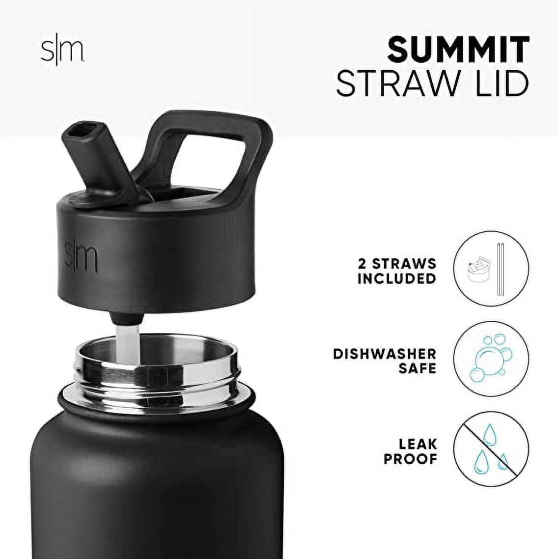 Simple Modern Water Bottle with Straw Lid — The Lovin Sisters