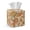 Beige-Polynesian Style, variant on Kuiaobaty Ink Floral Print Cube Tissue Box Cover with Chinese Style Square Tissue Box Cover with Easy Refill Leather Tissue Holder Facial Paper Organizer Dispenser for Home Office Desk, Beige