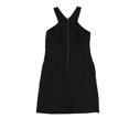 thumbnail image 2 of Vestido de línea A sólido para mujer bar III negro XX-Small, 2 of 2