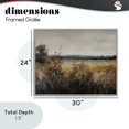 thumbnail image 4 of Stupell Industries Traditional Abstract Grunge Meadow Gray Framed Giclee Art, 30 x 24, by Creative Studio, 4 of 8