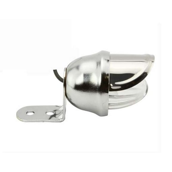 Mini Bee Light Chrome/Clear. Bike light, bicycle light, lowrider , beach cruiser, chopper, limo, stretch bike, bmx, track, fixie