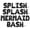 Black, variant on Letter Balloons - SPLISH SPLASH MERMAID BASH 16" Inch Alphabet Letters Foil Mylar Balloon Mermaid Birthday Party Banner (Gold)