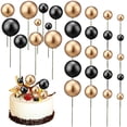 thumbnail image 1 of 30 Pcs Ball Cake Toppers Cake Balls Cake Pick Cake Toppers Cupcake Topper Cake Balls Decorations, 1 of 3