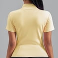 thumbnail image 5 of Ruimatai Women's Zip Up Stand Collar Short Sleeve Fitted Workout Tops for Women Yoga Athletic Wear, 5 of 5
