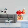 thumbnail image 2 of Escultura De Pared De Madera Con Diseño De Pájaro Y Pez Feng Shui Para Jardín, Estudio, Entrada De Casa De Campo, Oficina, Decoración Del Hogar, Regalo De Buena Suerte Para Las Fiestas., 2 of 8