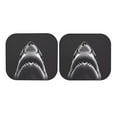thumbnail image 7 of Haiem Black And White Shark Car Windshield Sun Shade (2 Pieces) Foldable Windshield Sun Shade Car Accessories for Truck SUV Pickup-Large, 7 of 7