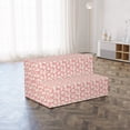thumbnail image 2 of Floral Foldable Mattress, Vintage Flowers, 74.8" x 39.4", Pastel Pink Pale Salmon, by Ambesonne, 2 of 4