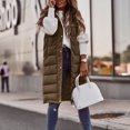 thumbnail image 2 of Vedolay Women's Coat Open Front Casual Solid Color Knit Coat with Pockets 2023 Khaki,S, 2 of 5