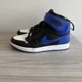 thumbnail image 1 of N I-K-E A i r-Jor-dan 1 HI FLYEASE CQ3835 041 Royal Blue Black White Sneaker Men Sz 10, 1 of 6