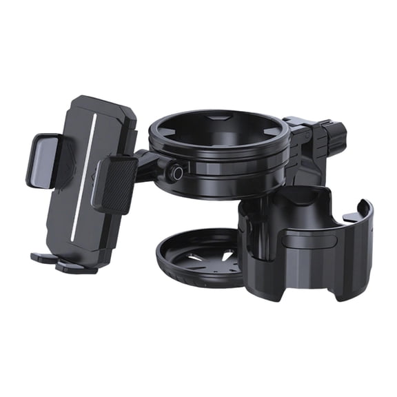 Stroller Cup Holder Drink Holder Storage Rack with 360 Degrees Rotation for Wheelchair Walker and Bike Travel
