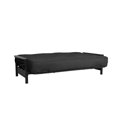 DHP Nadine Black Metal Futon Frame with Coil Full Futon Mattress, Multiple Colors and Sizes
