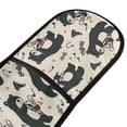 thumbnail image 2 of Dailycode Double Sided Oven Mitt with Loop Heat Resistant Kitchen Long Potholders 7" x 35" Bears and Tube Music, 2 of 6