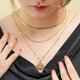 thumbnail image 5 of Juego de Collar con Colgante de Corazón con Triple Cadena JeenMata Regalo Amoroso para Madres, 5 of 6