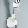 thumbnail image 7 of Adhesive Shower Head Holder No Drill Wall Mount Adjustable Height Angle Plastic Bathroom Bracket Universal Suction Cup Showerhead Mounting, 7 of 7