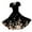 Black, variant on TJAZFJPA Church Dresses for Women Women Fashion Vintage Floral Print V Neck Short Sleeve Long Dress Elegant Temperament Long Dress Silk Dress Sparkly Dresses for Women