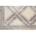thumbnail image 4 of Nourison Graphic Illusions 7'9" x 10'10" Ivory Plaid Indoor Rug, 4 of 5